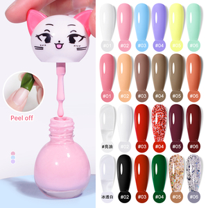 6 pièces/ensemble, vernis à ongles à base d'eau de 6 ml, longue durée, séchage rapide, pas besoin de lampe pour faire sécher, fournitures pour ongles, vernis pour manucure - Product Image 3