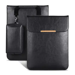 MU Laptop Bag 2021 New Portable PU Leather Laptop Bag Waterproof Tablet Bag 12.3 Inch For Microsoft Surface Pro Sleeve