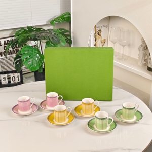 Modern Luxury <b>Bone</b> <b>China</b> Espresso Turkish Coffee Mug <b>Set</b> 70ml Reusable for Home Travel Tea & Coffee Perfect Gift - Product Image 4