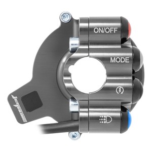 ฝาครอบควบคุมคันเร่งพร้อมสวิตช์แฮนด์บาร์ในตัวสำหรับ BMW S 1000 RR (รุ่นแข่ง) (ไทเทเนียม) - Product Image 5