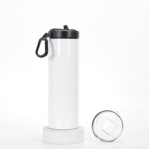 Gobelets à double paroi de 20 oz, blancs, vierges, pour sublimation directe, sublimation pour tasses - Product Image 3