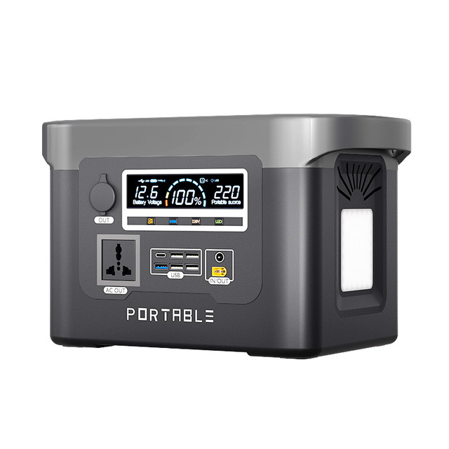 Hot Selling ES8 Portable Power Station 800W 1500W Lithium Ion Battery Solar for Outdoors Camping Travel MPPT ABS+PE Shell