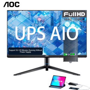 Aoc 24Inch Siêu Mỏng Tất Cả Trong Một Máy Tính Để Bàn Máy Tính I3 12100 8GB RAM 512GB SSD OEM AIO Monoblock Tất Cả Trong Một PC Với UPS Pin - Product Image 1