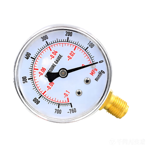 Manomètre pour applications mécaniques et d'ingénierie, norme EN 837-1, plage 0-1MPA, IP65, matériau en acier inoxydable 304SS - Product Image 1