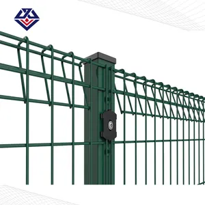 Système de clôture en rouleau BRC MSH avec cadre enduit de fil d'acier et faible entretien pour l'installation de sécurité de porte en Indonésie