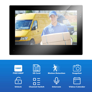 Morningtech Akıllı Erişim Kontrol Sistemi Görüntülü Kapı Telefonu İnterkom 1080P Kamera Dokunmatik Ekran IP65 Su Geçirmez Hareket Algılama - Product Image 3