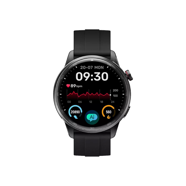 Global Version Realme Watch S2 Black 1.43" AMOLED Display Super AI Engine Upto 20 Days Battery