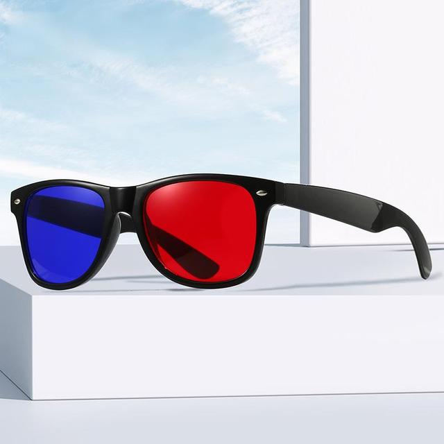 Anaglyph Red Blue,Red Cyan,Red Green 3D Glasses for Amblyopia Training Software, Vision Enhancement, and Strabismus Correction