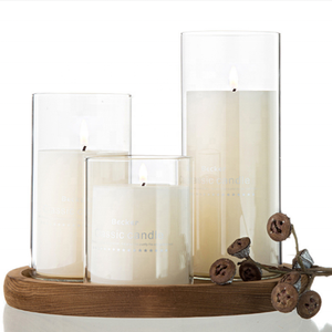 Porte-<span class=keywords><strong>bougie</strong></span> en verre borosilicate transparent FJ, <span class=keywords><strong>vase</strong></span>, résistant à la chaleur, fait à la main, sérigraphie, décoration d'intérieur - Product Image 1