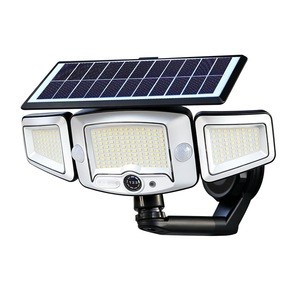 Solar Powered Magnetic Three Head Outdoor Wall <b>Light</b> Waterproof <b>Motion</b> <b>Sensor</b> Security Lamp for Gate Garden - Product Image 1