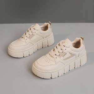 Zapatillas Deportivas de Moda para Mujer, Estilo Chunky, de Piel Sintética, con Cordones, Casuales, para Estudiantes - Product Image 5