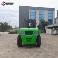 16 Ton Outdoor Diesel Forklift Heavy Duty 16000kg Pneumatic Tire Forklift Truck for Lumber Yard Timber Forestry Handling