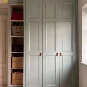 CBMmart Full Free Painting armadio in legno melaminico con tavolo da toletta per vendite calde armadi di ultima progettazione - Product Image 5