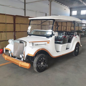 Voiture électrique rétro vintage à économie d'énergie, véhicule de tourisme classique à quatre roues pour hôtels, campus et zones touristiques - Product Image 3