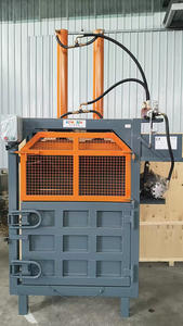 Canette en aluminium/bouteilles pour animaux de compagnie/papier/carton/vieux vêtements/compacteur Presse à balles hydraulique Presse à balles avec dispositifs de sécurité - Product Image 4