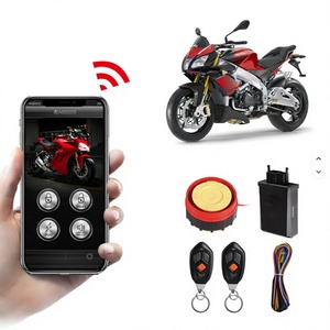 Sistem <span class=keywords><strong>Alarm</strong></span> Otomatis Dua Arah Keamanan <span class=keywords><strong>Alarm</strong></span> Motor Android Nirkabel Anti Maling Sensor Jarak Jauh Remote Control 10~50m - Product Image 2