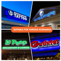 Kelly Custom 3D LED segno Frontlit e retroilluminato Logo aziendale per la pubblicità esterna illuminata per alberghi ed edifici