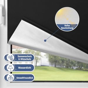 <span class=keywords><strong>Store</strong></span> enrouleur Easy Fix pour fenêtre européenne occultante ou tissu filtrant la lumière Mini pare-soleil <span class=keywords><strong>sans</strong></span> perçage - Product Image 2