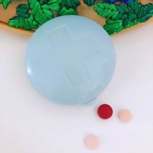 Plastic 5 Compartment Pill <b>Container</b> | Handy Box <b>for</b> Vitamins, <b>Tablets</b> & Capsules - Product Image 4