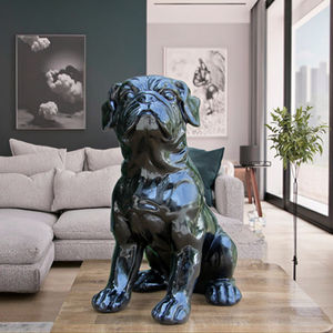 Statue de <span class=keywords><strong>bouledogue</strong></span> <span class=keywords><strong>anglais</strong></span> et <span class=keywords><strong>français</strong></span> abstrait artisanat en résine pour la décoration de la maison et du jardin - Product Image 1