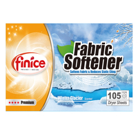 Tablettes de lessive écologiques jetables Finice, Savon pour bébé, Lingettes assainissantes pour sèche-linge, pour vêtements, Tablettes de lessive jetables