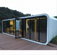 Maison conteneur en panneaux sandwich en aluminium - Écologique, durable, moderne, mobile, pour salon de beauté et hôtel
