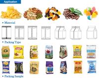 Machine verticale de remplissage et d'emballage de sachets de poudre café granulés détergent flocon de maïs sucre blanc sachet de sel 1kg