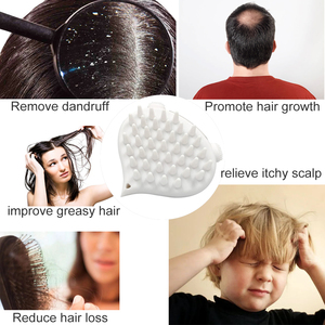 Cepillo de champú de silicona para el cabello, nuevo producto para el hogar, exfoliante, dispositivo de ducha, <span class=keywords><strong>2023</strong></span> - Product Image 6