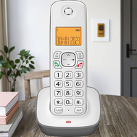 Dernier mini téléphone numérique DECT Téléphone sans fil unique avec répondeur mains libres Option sans fil