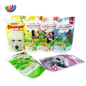 Emballage en plastique pour aliments pour animaux de compagnie, sachet à bec verseur personnalisé, sachet à bec verseur pour <span class=keywords><strong>shampoing</strong></span> pour chien, sachet à bec verseur debout pour <span class=keywords><strong>shampoing</strong></span> pour chat et chien - Product Image 5