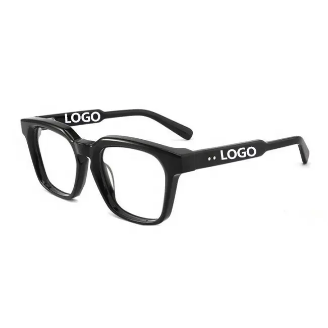 Пользовательские логотип высокое качество ацетатные оптические очки для женщин мужчин Роскошные дизайнерские ретро оправы для очков