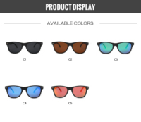 Gafas de sol de paja de trigo para hombre y mujer, lentes de sol de alta calidad, respetuosas con el medio ambiente, con base de Material biológico de lujo