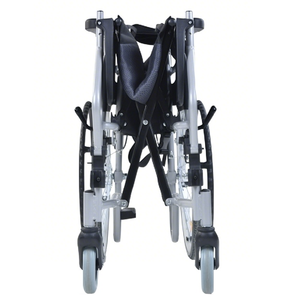 รถเข็นวีลแชร์แบบแมนนวลอลูมิเนียมคุณภาพสูง Takan SYIV100-20A2 ขนาด 6 นิ้ว พร้อมล้อ PU  แผ่นรองล้อ  เบรก  ที่พักเท้าพับได้  และที่วางแขนแบบยึดติด - Product Image 5