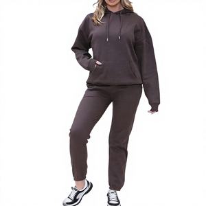 Conjunto Deportivo de 2 Piezas con Pantalones Largos para Invierno, Diseño Personalizado con Logotipo, Unisex, Ropa de Estar por Casa, Fitness, Maternidad, Antibacterial, Resistente al Viento - Product Image 2