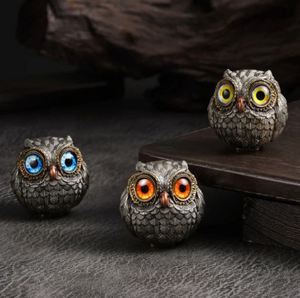 Colgante Decorativo con Figura de Búho, Estatua de Búho Hecha a Mano con Diseño de Cuentas para Decoración del Hogar y Jardín, Regalo Promocional Personalizado - Product Image 1
