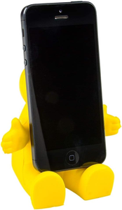 Toptan özel Logo PU köpük insan şekilli cep telefon tutucu stres giderici oyuncak - Product Image 5