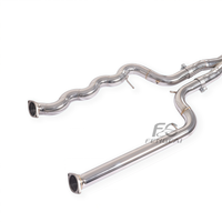 Tubo de Escape Medio de Alto Rendimiento para BMW X3M F97 / X4M F98 LCi 2022+, Tubos de Escape Catback de Acero Inoxidable de Igual Longitud, Mejora Sonora