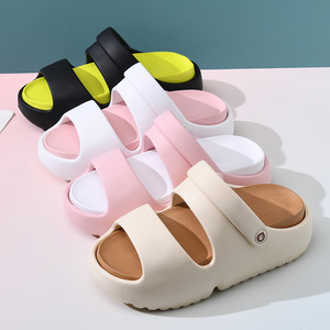 Sandalias EVA para Mujer Guru, Color Beige, Suela Gruesa, Transpirables, Planas, para Exteriores - Product Image 4