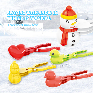 Kit d'outils pour faire des boules <span class=keywords><strong>de</strong></span> <span class=keywords><strong>neige</strong></span>, activités hivernales en plein air, bataille <span class=keywords><strong>de</strong></span> boules <span class=keywords><strong>de</strong></span> <span class=keywords><strong>neige</strong></span>, deux tailles, forme <span class=keywords><strong>de</strong></span> bonhomme <span class=keywords><strong>de</strong></span> <span class=keywords><strong>neige</strong></span>, cœur, canard, jouet à <span class=keywords><strong>neige</strong></span> pour enfants - Product Image 2