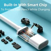 Câble de charge USB A vers iPhone femelle 30 cm pour Apple Pencil 1ère génération pour adaptateur de chargeur de stylo Apple