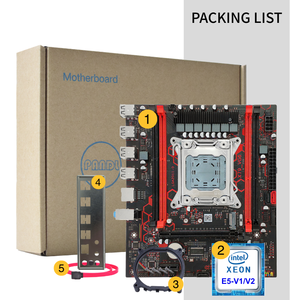 NEW X79-VG6 Micro-ATX Desktop PC Mainboard Set With Xeon 2696 V2 <b>CPU</b> 4X DDR3 RAM Slots X79 <b>Motherboard</b> Tpm 2.0 High-Capacity Mem - Product Image 6