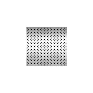 304 Stainless Steel Perforated Metal <b>Mesh</b> Plate 11.8"x5.9" 19GA Round Holes 0.39" Decorative Screen <b>for</b> Vent & Smoking <b>Grill</b> - Product Image 1
