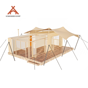 Tente de safari de luxe quatre saisons Kawagebo Kamp (KK) en toile Oxford imperméable PVDF/PVC pour 1-2 personnes - Product Image 3