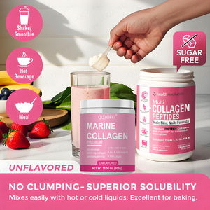 Poudre de peptides de collagène marin de qualité supérieure sans danger pour les hommes et les femmes efficace pour les soins des articulations de la peau des ongles pour les adultes - Product Image 5