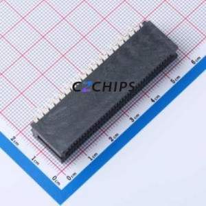 HED78LP03BK Gold Finger <b>Connector</b> Through hole Component (THT),P=1.27mm <b>Connector</b> EDGE SLOT 1.27mm 78P Through Hole - Product Image 1