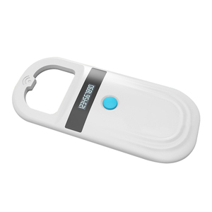 Lecteur d'étiquettes auriculaires pour animaux 125 kHz 134,2 kHz, portable, blanc, à très faible consommation d'énergie, avec enregistrement des données pour la volaille - Product Image 3