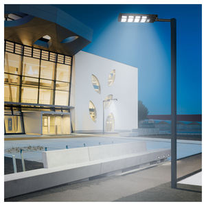 BOYI tout en un extérieur étanche Ip65 qualité intégré 100W 200W 300W Led lampadaire solaire extérieur cour jardin route - Product Image 4