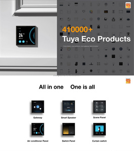 <span class=keywords><strong>3</strong></span> Gang Tuya Wireless Smart Home <span class=keywords><strong>Zigbee</strong></span> Gateway 4 pouces Tuya Smart Central Control Panel Switch Wall Panel IR Controller - Product Image 6