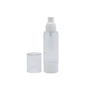 Produttori 80ml pompa per vuoto Airless vuota trasparente cura della pelle pompa per spruzzatore in plastica bottiglia Airless