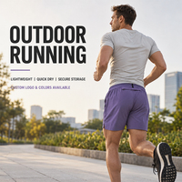 Pantalones Cortos de Compresión para Hombre, para Fitness, Running, Gimnasio, Secado Rápido, Tallas Grandes, con Bolsillo Trasero, para Verano